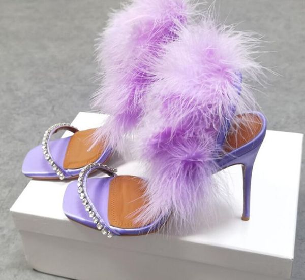 sandals bling rhinestone open toe mauve brid feather wrapped one strap thin heel women real leather banquet dress high heels, Black
sandals bling rhinestone open toe mauve brid feather wrapped one strap thin heel women real leather banquet dress high heels, Black