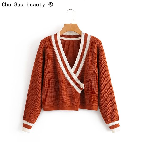 fall winter fashion korean casual v-neck colorblock loose short cropped knit cardigan sweaters coat for woman 210508, White
fall winter fashion korean casual v-neck colorblock loose short cropped knit cardigan sweaters coat for woman 210508, White