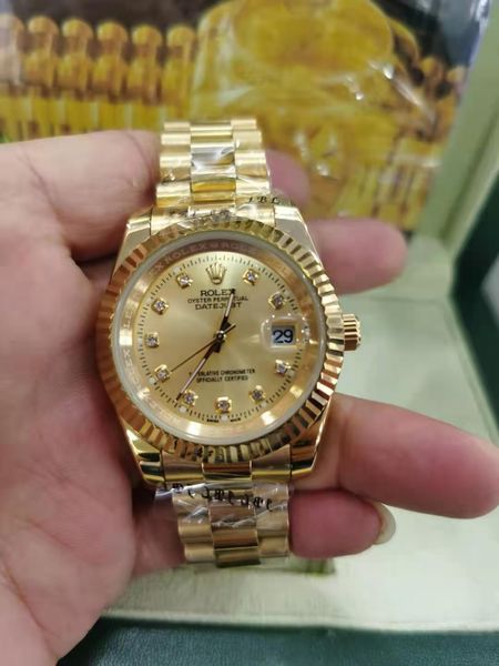 with original box luxury wristwatches sapphire glass 41mm date diamond 326938 asia 2813 movement automatic mechanical mens watches 2021, Slivery;brown
with original box luxury wristwatches sapphire glass 41mm date diamond 326938 asia 2813 movement automatic mechanical mens watches 2021, Slivery;brown