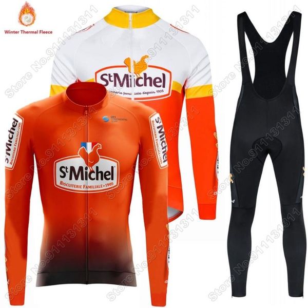 racing sets 2021 winter team st michel cycling jersey set men clothing road bike suit thermal fleece jacket ropa ciclismo maillot, Black;blue
racing sets 2021 winter team st michel cycling jersey set men clothing road bike suit thermal fleece jacket ropa ciclismo maillot, Black;blue