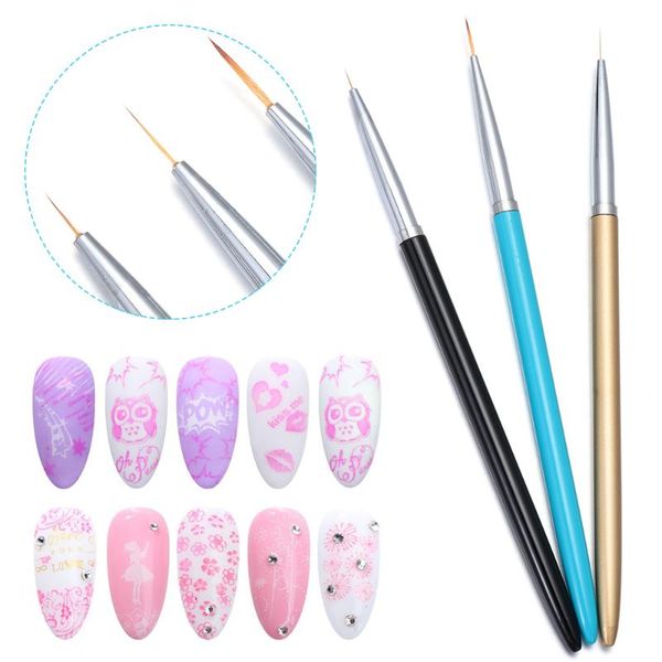 nail brushes 3pcs 7/9/11mm art uv gel painting acrylic nylon drawing pens tools accessories, Yellow
nail brushes 3pcs 7/9/11mm art uv gel painting acrylic nylon drawing pens tools accessories, Yellow