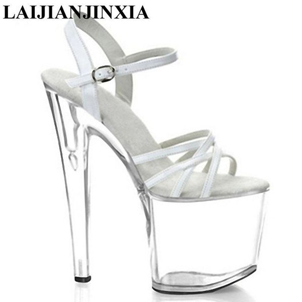 crystal shoes clear 20cm high heel platform clubbing dance fashion heels sandals, Black
crystal shoes clear 20cm high heel platform clubbing dance fashion heels sandals, Black