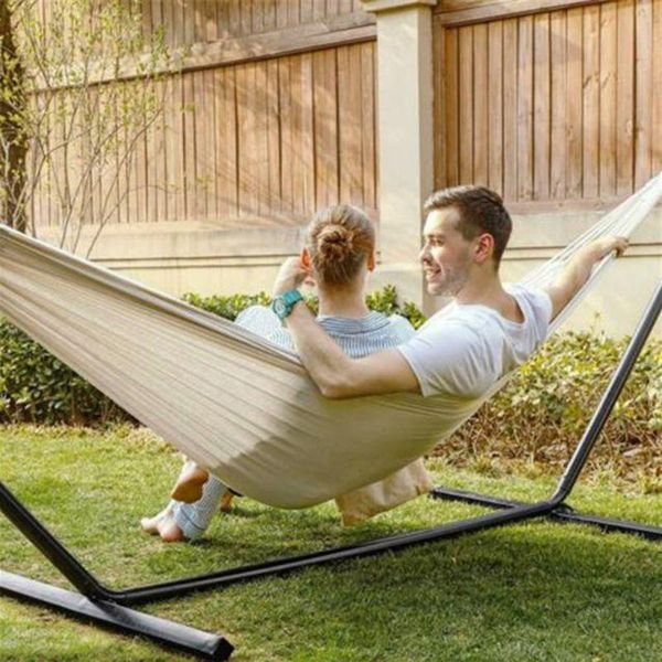double hammock outdoor rollover prevention camping canvas hanging swing bed for patio travel hiking 200x150cm camp furniture
double hammock outdoor rollover prevention camping canvas hanging swing bed for patio travel hiking 200x150cm camp furniture