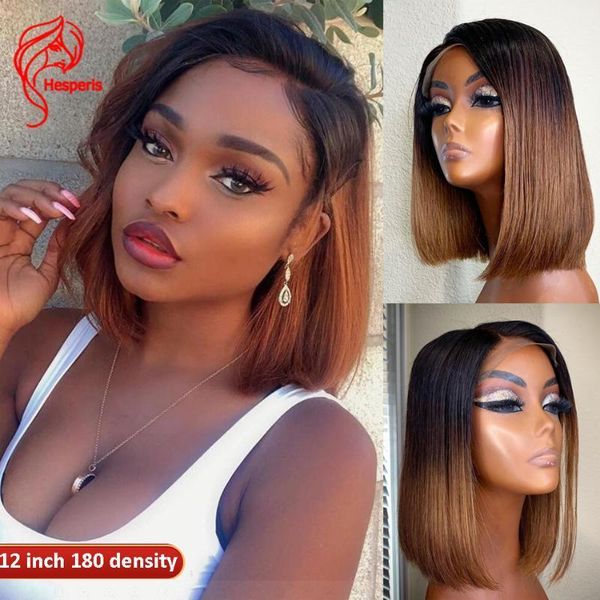 hesperis ombre bob human hair wigs 13x6 deep part lace front short cut 360 frontal brazilian remy colored1, Black;brown
hesperis ombre bob human hair wigs 13x6 deep part lace front short cut 360 frontal brazilian remy colored1, Black;brown