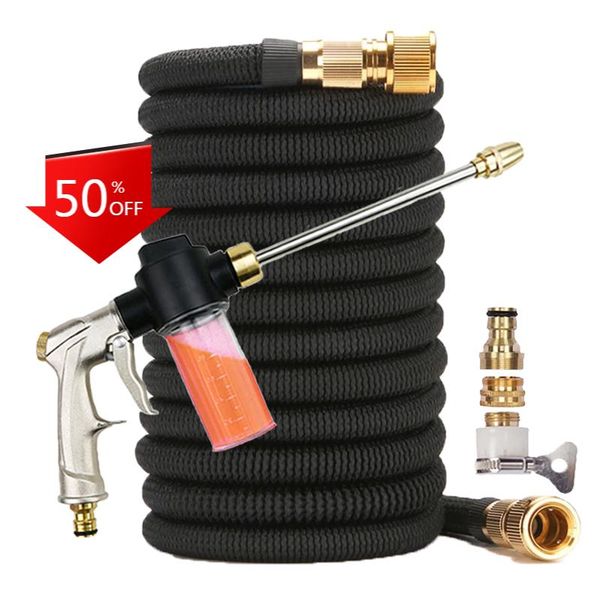 watering equipments irrigation flexible expandable magic hose garden pipe with spray water gun high-pressure car wash cleaning tools
watering equipments irrigation flexible expandable magic hose garden pipe with spray water gun high-pressure car wash cleaning tools