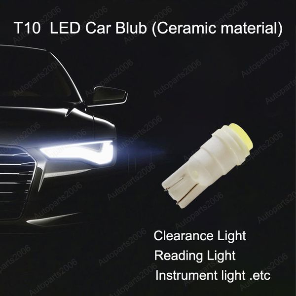50pcs/lot white t10 w5w ceramic car bulbs for auto clearance lamps reading instrument lights 12v
50pcs/lot white t10 w5w ceramic car bulbs for auto clearance lamps reading instrument lights 12v