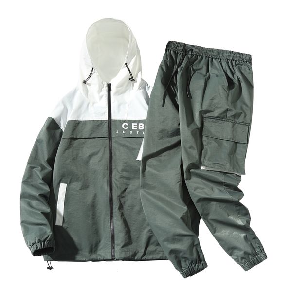 men's tracksuits hip hop fashion 2 pieces sets mens cargo tracksuit military jackets and loose pants sweatsuit epmi, Gray
men's tracksuits hip hop fashion 2 pieces sets mens cargo tracksuit military jackets and loose pants sweatsuit epmi, Gray