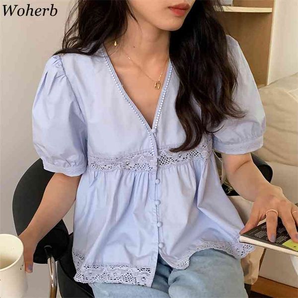 korean chic blusas puff sleeve blouses women v neck hollow out crochet tassel patchwork shirts summer loose elegant 210519, White
korean chic blusas puff sleeve blouses women v neck hollow out crochet tassel patchwork shirts summer loose elegant 210519, White