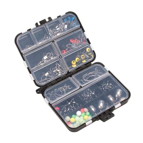 fishing accessories 162pcs/set kit lure hooks baits swivels lead sinker with ring carp fish tackle boxes
fishing accessories 162pcs/set kit lure hooks baits swivels lead sinker with ring carp fish tackle boxes