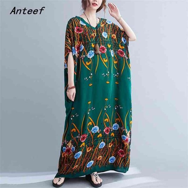 short sleeve plus size cotton stain vintage dresses for women casual maxi long loose sun summer beach dress elegant clothes 210517, Black;gray
short sleeve plus size cotton stain vintage dresses for women casual maxi long loose sun summer beach dress elegant clothes 210517, Black;gray