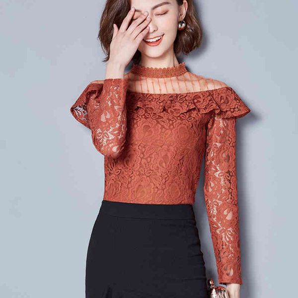 hollow out v-neck female blouses shirt casual black long sleeve women lace blouses blusa 661f 210420, White
hollow out v-neck female blouses shirt casual black long sleeve women lace blouses blusa 661f 210420, White