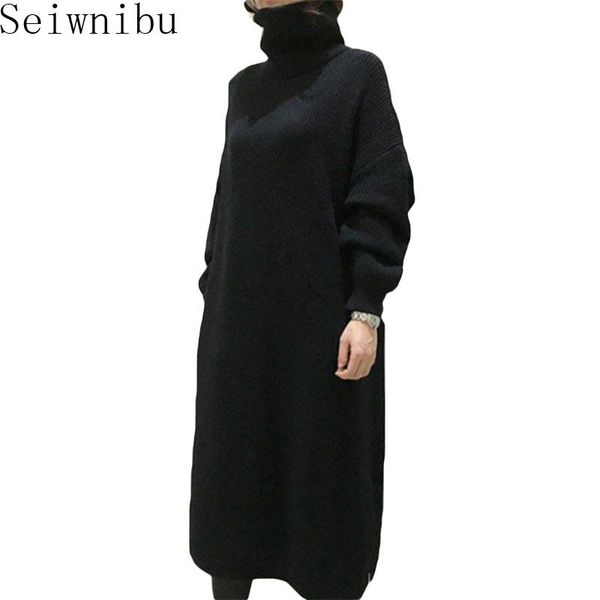 casual dresses women autumn winter thicken turtleneck long sweater dress ladies oversized sleeve split knitted pullover, Black;gray
casual dresses women autumn winter thicken turtleneck long sweater dress ladies oversized sleeve split knitted pullover, Black;gray