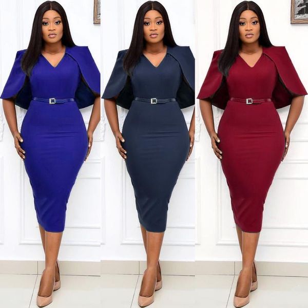party dresses women solid african dress slim evening elegant female office clothing v-neck sheath with belt l-3xl, White;black
party dresses women solid african dress slim evening elegant female office clothing v-neck sheath with belt l-3xl, White;black