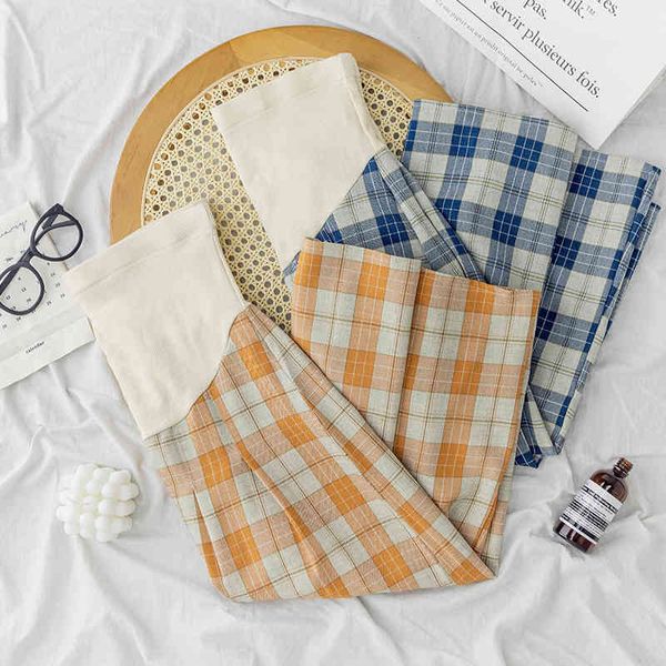 maternity bottoms 8261# spring summer plaid cotton maternity elastic waist belly pleated a line skirts for pregnant women chic pregnancy, White
maternity bottoms 8261# spring summer plaid cotton maternity elastic waist belly pleated a line skirts for pregnant women chic pregnancy, White