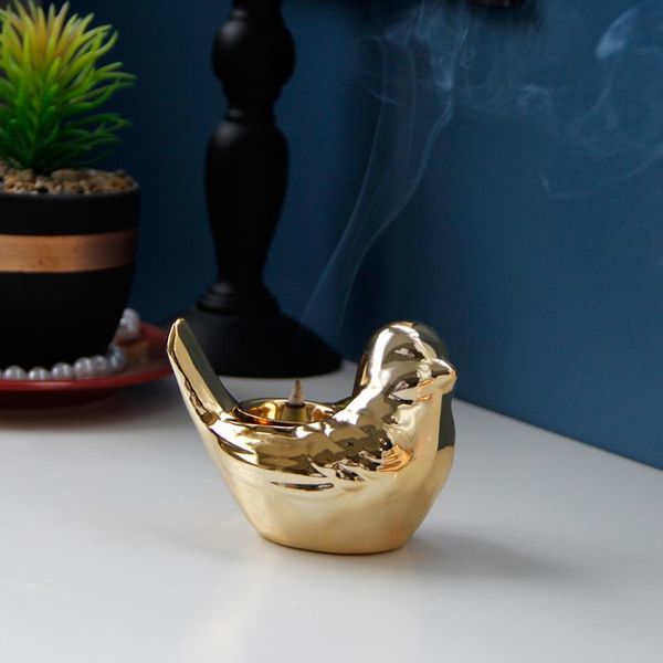 fragrance lamps selling golden ceramic bird incense burner middle east arabic mabkhara candle holder oud
fragrance lamps selling golden ceramic bird incense burner middle east arabic mabkhara candle holder oud