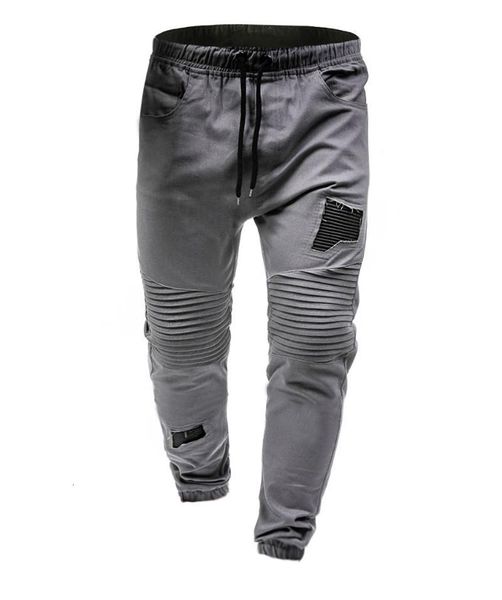 men's pants cargo men pleated rag splicing casual tie rope joggers lpys, Black
men's pants cargo men pleated rag splicing casual tie rope joggers lpys, Black