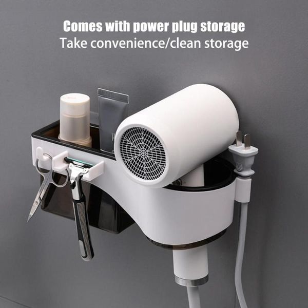 bathroom shelves punching wall-mounted hair dryer rack detachable multifunctional razor holder for toothbrushes cosmetics curlers shelf
bathroom shelves punching wall-mounted hair dryer rack detachable multifunctional razor holder for toothbrushes cosmetics curlers shelf