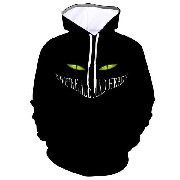 2021 men's sweater 3d printing hoodie coat, Black
2021 men's sweater 3d printing hoodie coat, Black