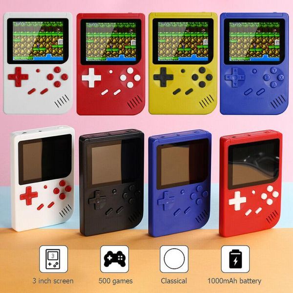 built-in 500 in 1 retro classic game portable pocket video console, mini handheld player for kids gift players
built-in 500 in 1 retro classic game portable pocket video console, mini handheld player for kids gift players