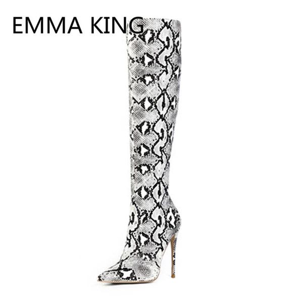 snake 2021 prints women knee high boots pointed toe slip on ladies runway shoes party heel female long knight boot, Black
snake 2021 prints women knee high boots pointed toe slip on ladies runway shoes party heel female long knight boot, Black