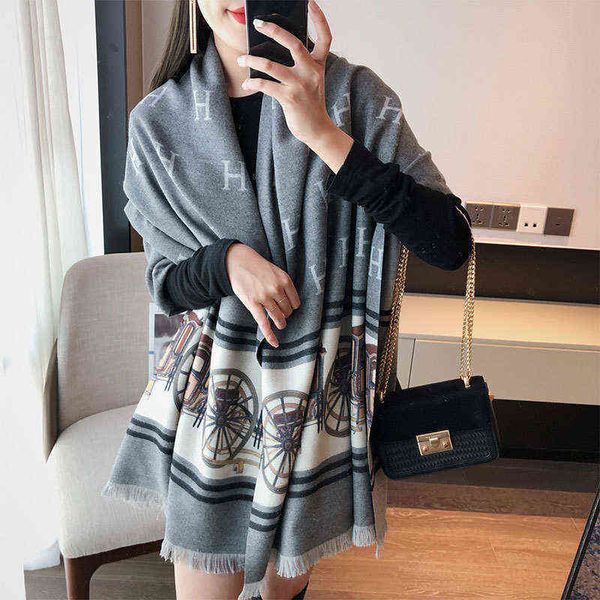 scarves 2022 scarf autumn and winter imitation cashmere shawl korean carriage letter women's warm tourism long towel, Blue;gray
scarves 2022 scarf autumn and winter imitation cashmere shawl korean carriage letter women's warm tourism long towel, Blue;gray