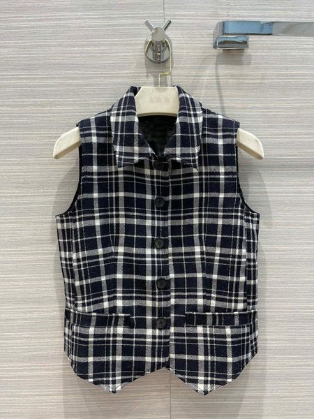 women's vests autumn luxury 2021fw women plaid wool vest coat for female clothes gdnz 6.23, Black;white
women's vests autumn luxury 2021fw women plaid wool vest coat for female clothes gdnz 6.23, Black;white