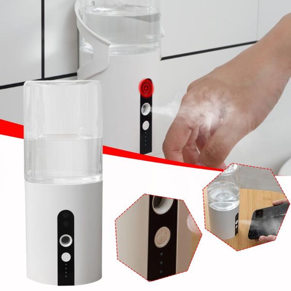 liquid soap dispenser touchless hand disinfection machine automatic wall-mounted sensor mist spray sanitizer 320ml
liquid soap dispenser touchless hand disinfection machine automatic wall-mounted sensor mist spray sanitizer 320ml