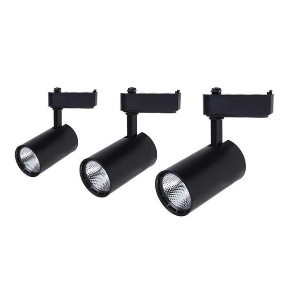 black track led light cob rail spotlights lamp tracking fixture for store shop mall exhibition lights
black track led light cob rail spotlights lamp tracking fixture for store shop mall exhibition lights