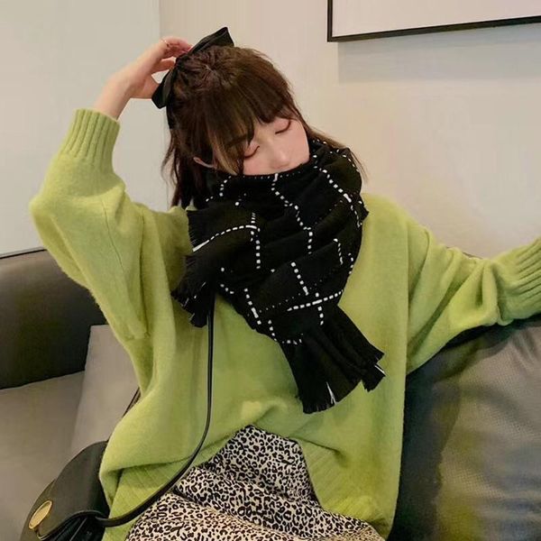 scarves 2021 classic brand scarf black and white plaid soft men women winter warm fashion casual, Blue;gray
scarves 2021 classic brand scarf black and white plaid soft men women winter warm fashion casual, Blue;gray