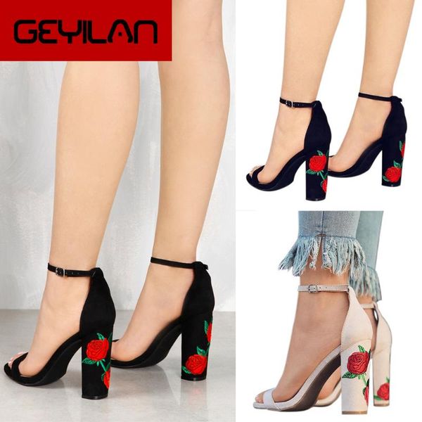ankle strap women shoes sandals embroider high heels open toe woman elegant floral summer fashion, Black
ankle strap women shoes sandals embroider high heels open toe woman elegant floral summer fashion, Black