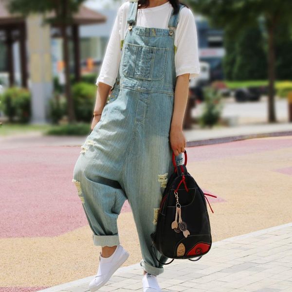women's jumpsuits & rompers lady personality ripped jumpsuit women summer denim 2021 loose womens distressed, Black;white
women's jumpsuits & rompers lady personality ripped jumpsuit women summer denim 2021 loose womens distressed, Black;white