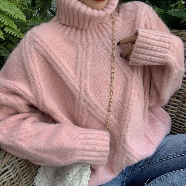 aibeauty thickened sweater fashion autumn and winter wear korean style large loose high neck women women's sweaters, White;black
aibeauty thickened sweater fashion autumn and winter wear korean style large loose high neck women women's sweaters, White;black