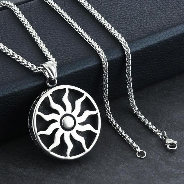 pendant necklaces women's ancient stainless steel round jewelry for men holy sun god chain boys christmas gifts nc194, Silver
pendant necklaces women's ancient stainless steel round jewelry for men holy sun god chain boys christmas gifts nc194, Silver