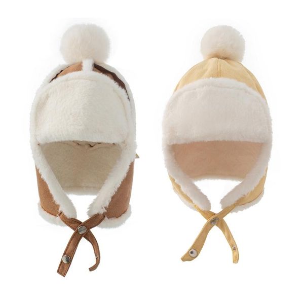 caps & hats baby boys girls hat cute kids children earflap muff winter warm plush flannel outdoor helmet beanie gift skiing, Yellow
caps & hats baby boys girls hat cute kids children earflap muff winter warm plush flannel outdoor helmet beanie gift skiing, Yellow