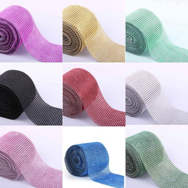 decorative flowers & wreaths multicolor 90cm bling diamond mesh roll tulle wrap cake trim crystal rhinestone ribbon wedding favor decor part
decorative flowers & wreaths multicolor 90cm bling diamond mesh roll tulle wrap cake trim crystal rhinestone ribbon wedding favor decor part