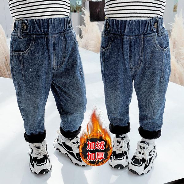 fashion winter baby girls jeans velvet pants kids 2021 warm boys thicken trousers children denim full length pant, Blue
fashion winter baby girls jeans velvet pants kids 2021 warm boys thicken trousers children denim full length pant, Blue