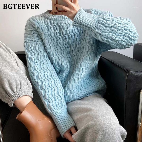 casual o-neck thicken women knitted sweaters 2021 winter loose jumpers female knitting warm pullovers femme women's, White;black
casual o-neck thicken women knitted sweaters 2021 winter loose jumpers female knitting warm pullovers femme women's, White;black
