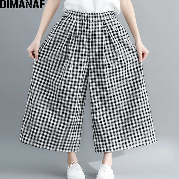 plus size women wide leg pants summer cotton loose big pantalones female elastic waist long plaid black 210531, Black;white
plus size women wide leg pants summer cotton loose big pantalones female elastic waist long plaid black 210531, Black;white