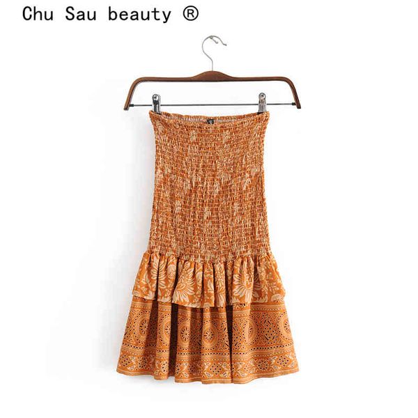 chu sau beauty boho floral print mini skirt women holiday fashion elastic waist draped skirts female falda de moda 210508, Black
chu sau beauty boho floral print mini skirt women holiday fashion elastic waist draped skirts female falda de moda 210508, Black