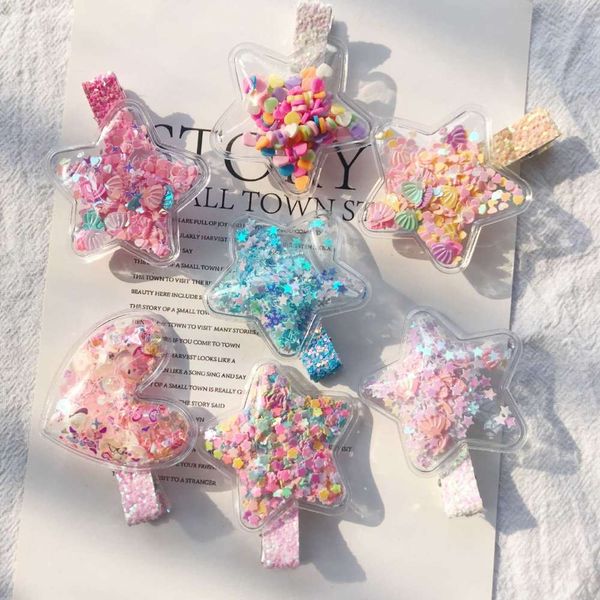 2021 fashion baby jewelry color quicksand transparent hairpin pvc duckbill clip star love side clip jewelry, Red;brown
2021 fashion baby jewelry color quicksand transparent hairpin pvc duckbill clip star love side clip jewelry, Red;brown