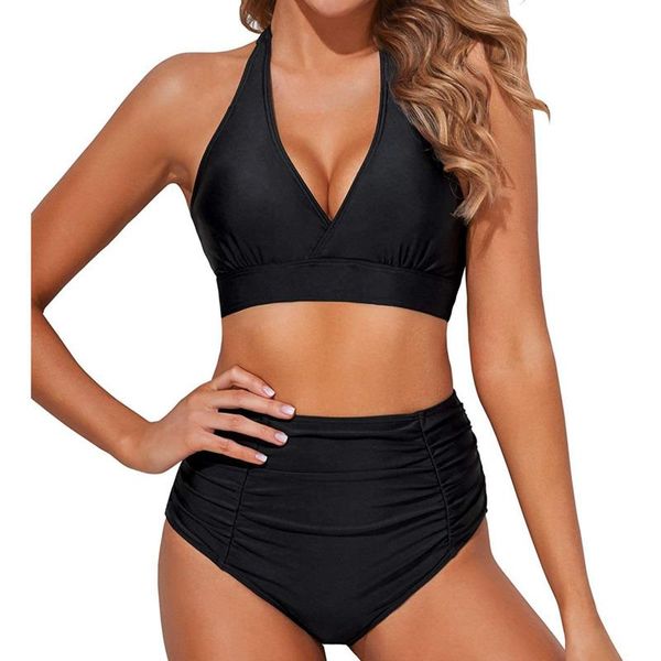 women's swimwear solid color swimsuits push up bikini female plus size beach wear brazilian bikinis set women swimming bathing suit, White;black
women's swimwear solid color swimsuits push up bikini female plus size beach wear brazilian bikinis set women swimming bathing suit, White;black