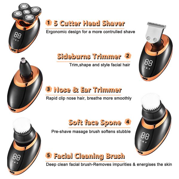 ipx7 waterproof electric shaver razor for men beard hair trimmer rechargeable bald head shaving machine lcd display grooming kit
ipx7 waterproof electric shaver razor for men beard hair trimmer rechargeable bald head shaving machine lcd display grooming kit