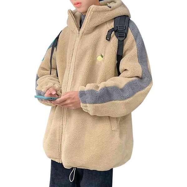 men's jackets berber wool coat 2021 fashion casual men's embroidered thickened warm hip hop style hoodie, Black;brown
men's jackets berber wool coat 2021 fashion casual men's embroidered thickened warm hip hop style hoodie, Black;brown