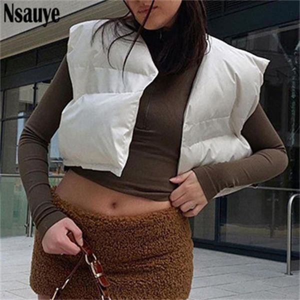 women's vests nsauye 2021 autumn winter fashion cotton warm vest sleeveless jacket for women casual solid parkas outerwear coat female, Black;white
women's vests nsauye 2021 autumn winter fashion cotton warm vest sleeveless jacket for women casual solid parkas outerwear coat female, Black;white