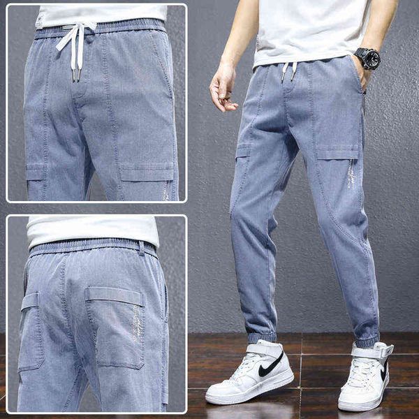 men's jeans jeans loose legged sports korean version s tooling imitation jeans men's casual pants tether, Blue
men's jeans jeans loose legged sports korean version s tooling imitation jeans men's casual pants tether, Blue