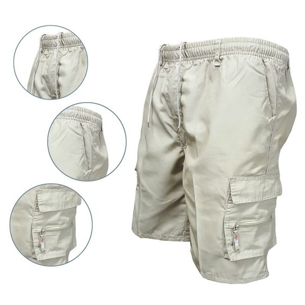 men's shorts summer pocket cargo solid color loose casual short pants multifunction tactical outdoor men sports trousers lt8t, White;black
men's shorts summer pocket cargo solid color loose casual short pants multifunction tactical outdoor men sports trousers lt8t, White;black