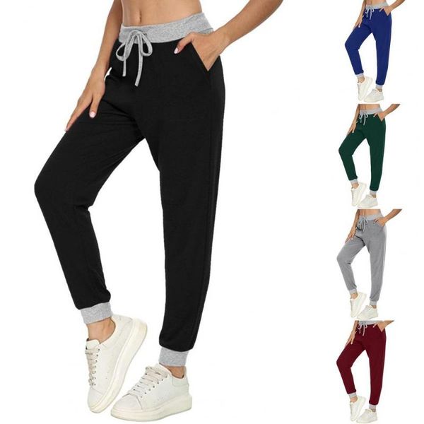 women's pants & capris patchwork trousers elastic waist ankle tied long sweatpants for fitness, Black;white
women's pants & capris patchwork trousers elastic waist ankle tied long sweatpants for fitness, Black;white
