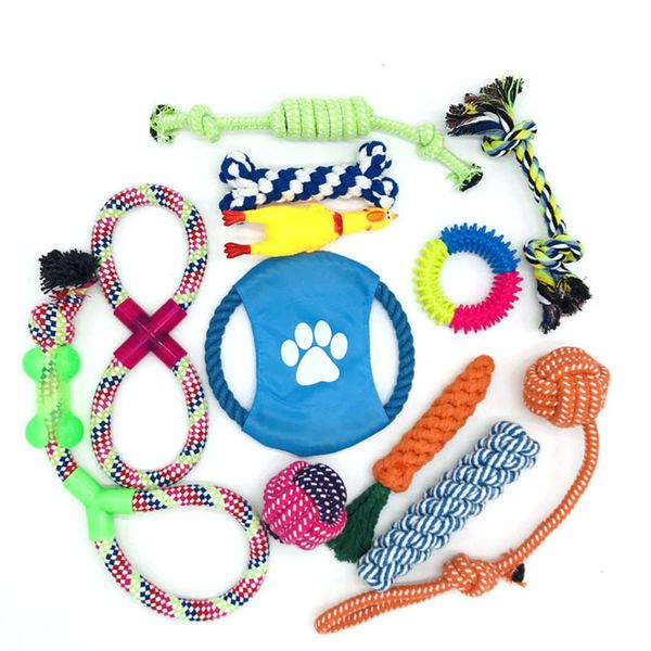 a set of dog chew rope toys handwoven cotton rope puppy training interesting pet things teeth cleaning dog accessories
a set of dog chew rope toys handwoven cotton rope puppy training interesting pet things teeth cleaning dog accessories