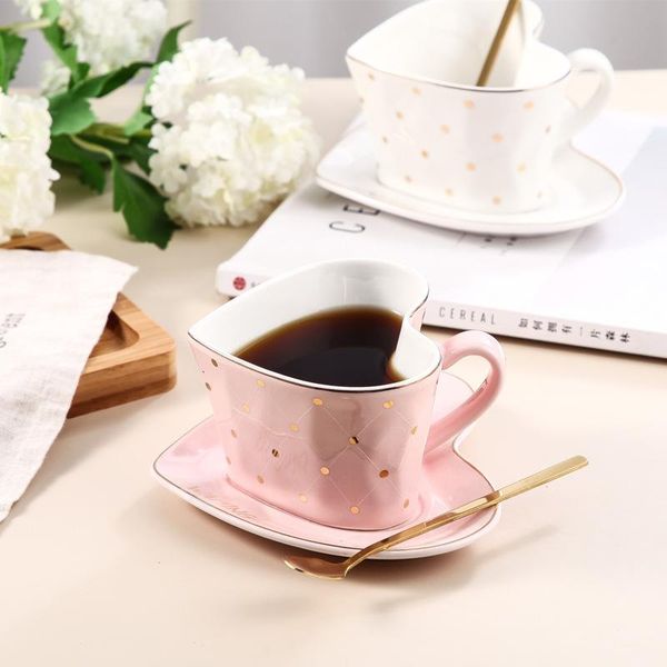 mugs creative heart shaped golden polka dot ceramic office home coffee milk tea afternoon personalized
mugs creative heart shaped golden polka dot ceramic office home coffee milk tea afternoon personalized