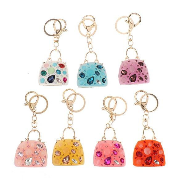 keychains fashion creative rhinestone personality bag car keychain female schoolbag pendant metal ring gift, Silver
keychains fashion creative rhinestone personality bag car keychain female schoolbag pendant metal ring gift, Silver